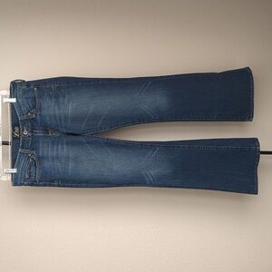 Lucky Brand Zoe Flare Mid Rise Medium Wash Stretch Jean Sz 8/29